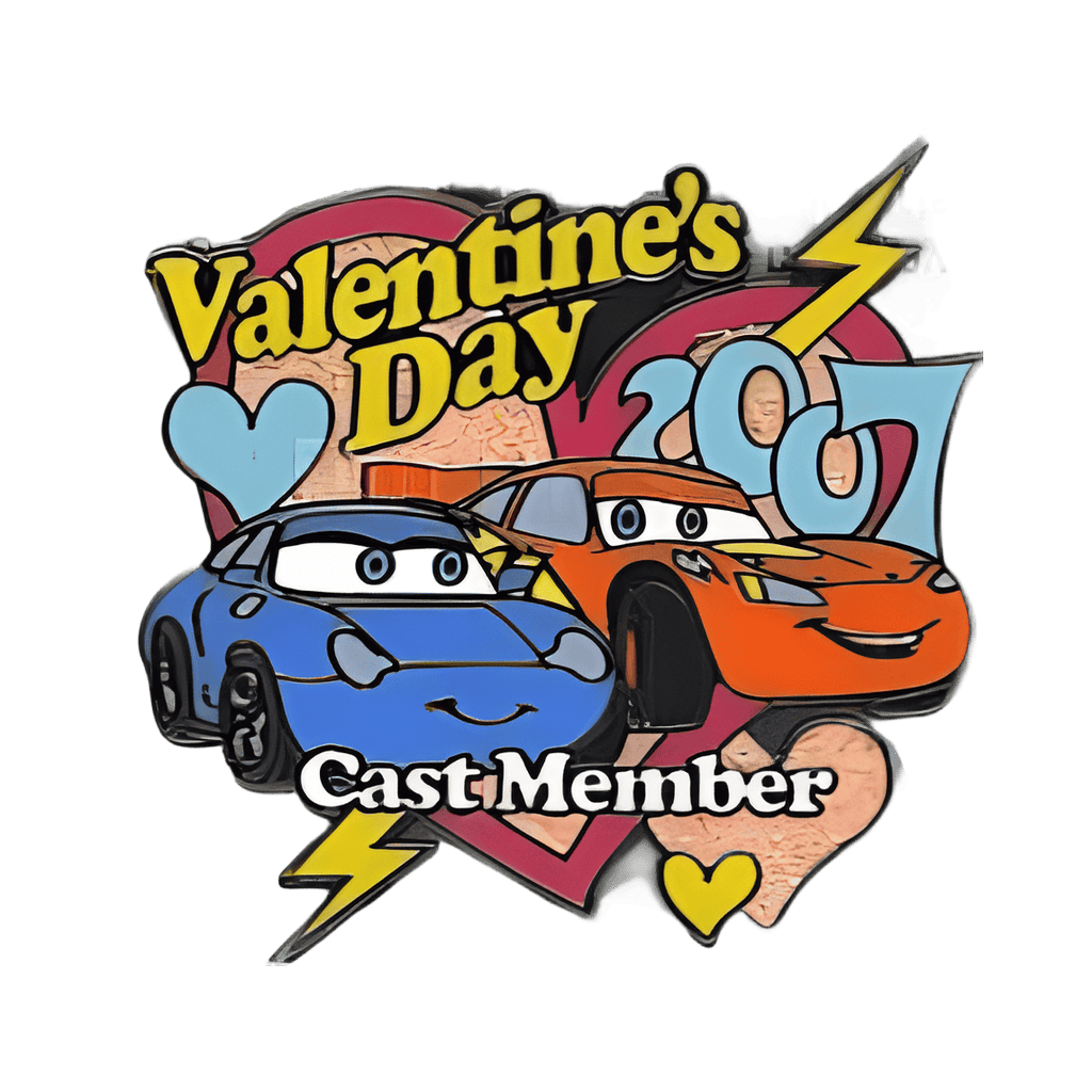 Cast Exclusive - Valentine's Day 2007 - Cars Disney pin