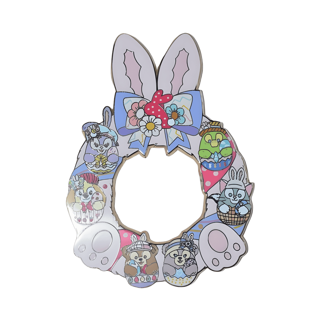 Duffy and Friends Easter Egg Jumbo Wreath Disney pin