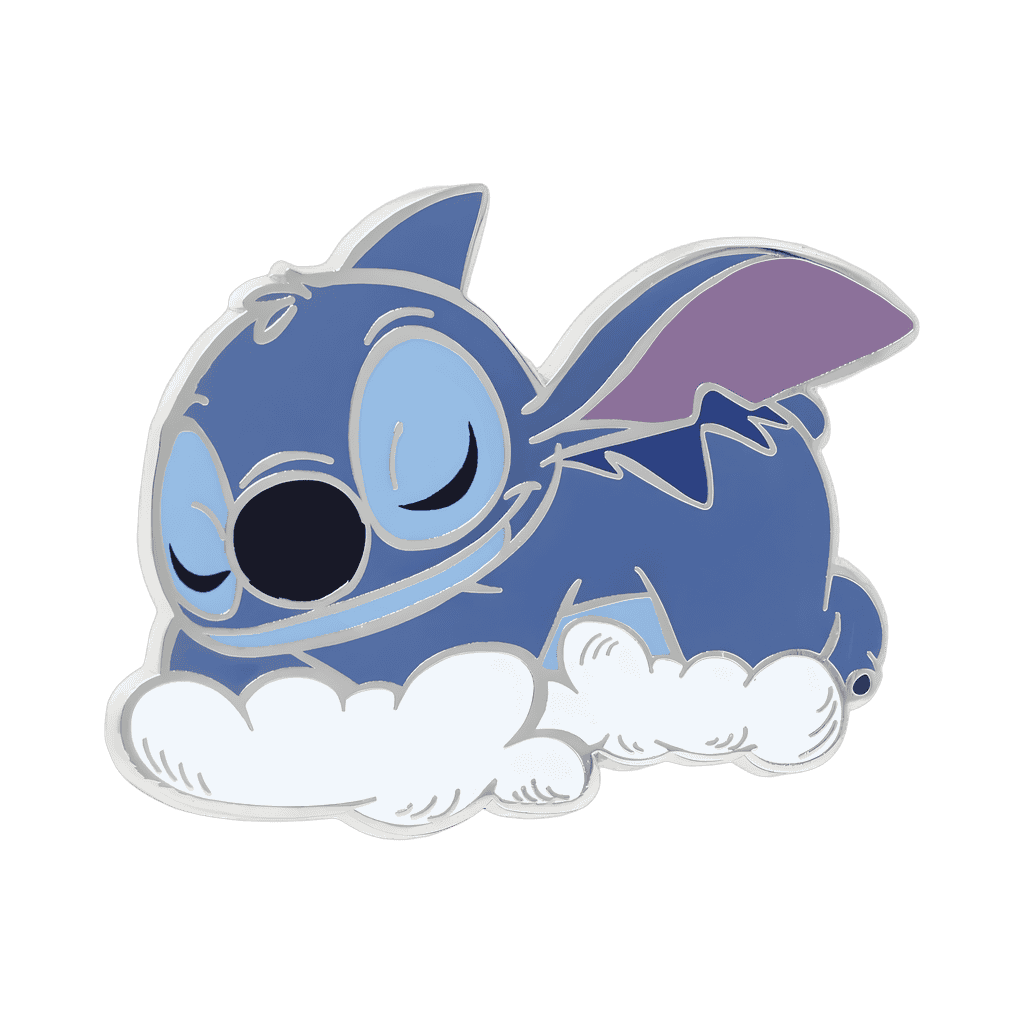 Stitch Sleeping on Cloud Disney pin