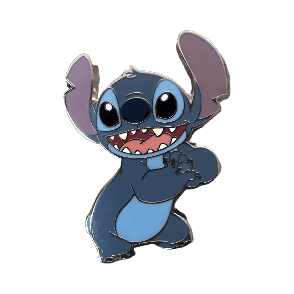 Stitch Hands Clasped & Smiling Disney pin