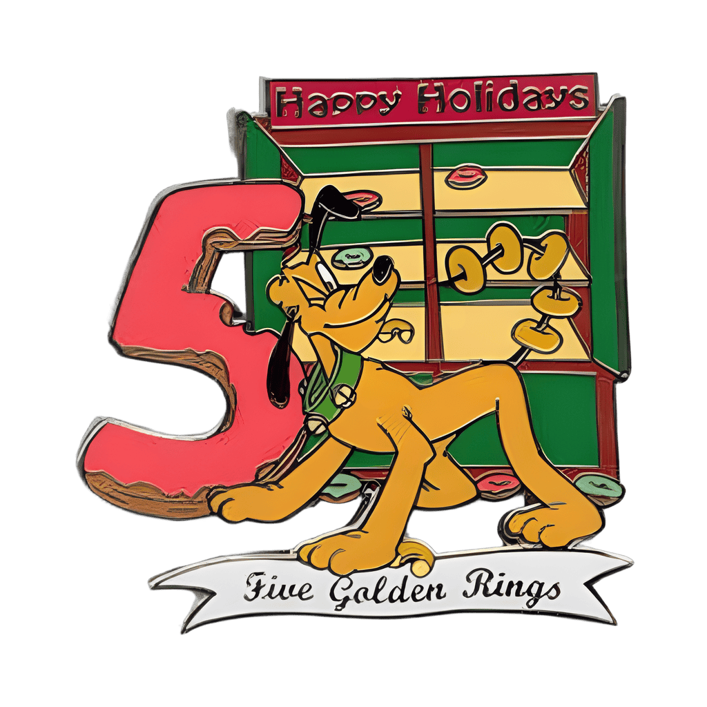 Five Golden Rings Disney pin