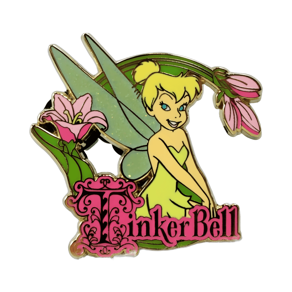 Tinker Bell with Pink Flowers (Surprise) Disney pin