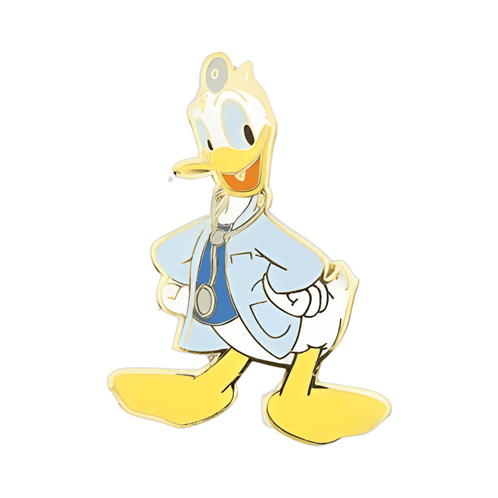 Donald as Doctor Disney pin