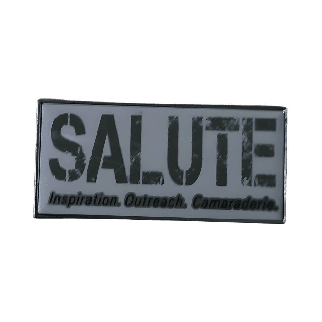 SALUTE — Inspiration. Outreach. Camaraderie. Disney pin