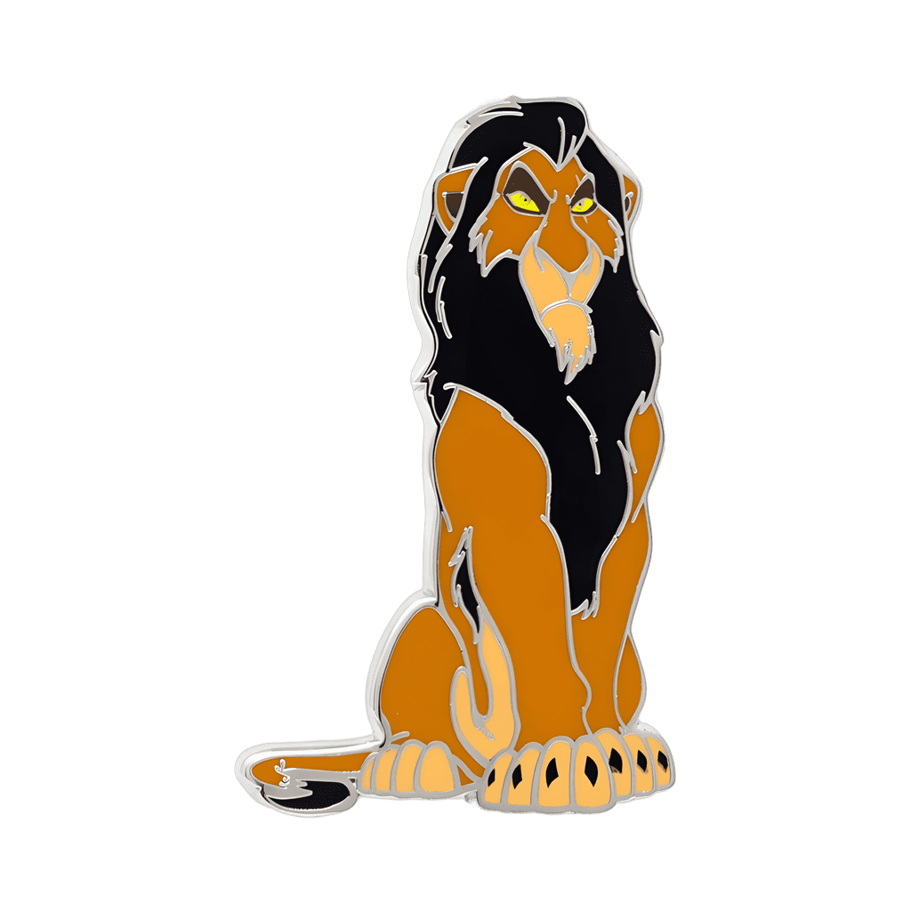 Scar Sitting Facing Right Disney pin
