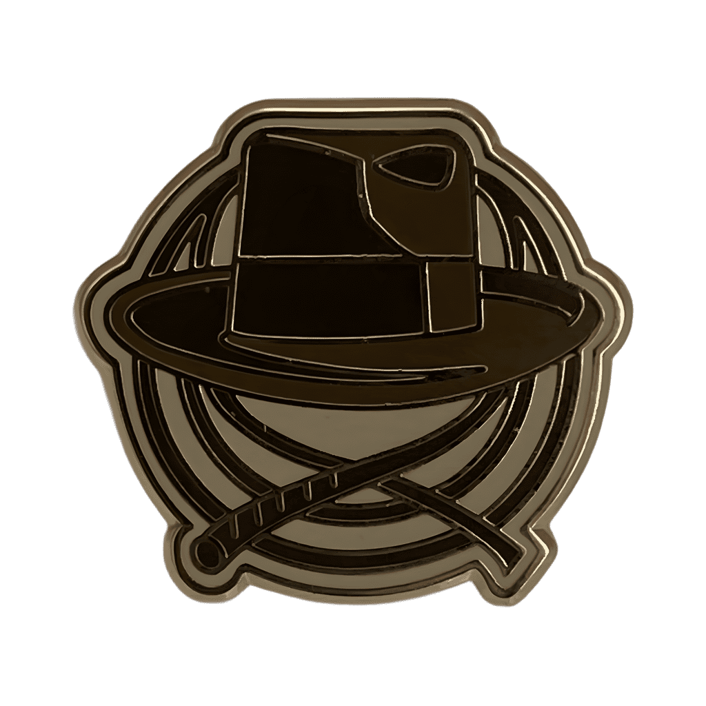 Indiana Jones - Hat and Whip Disney pin