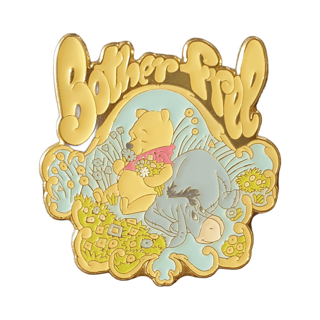 Bother Free Floral - Pooh and Eeyore Disney pin