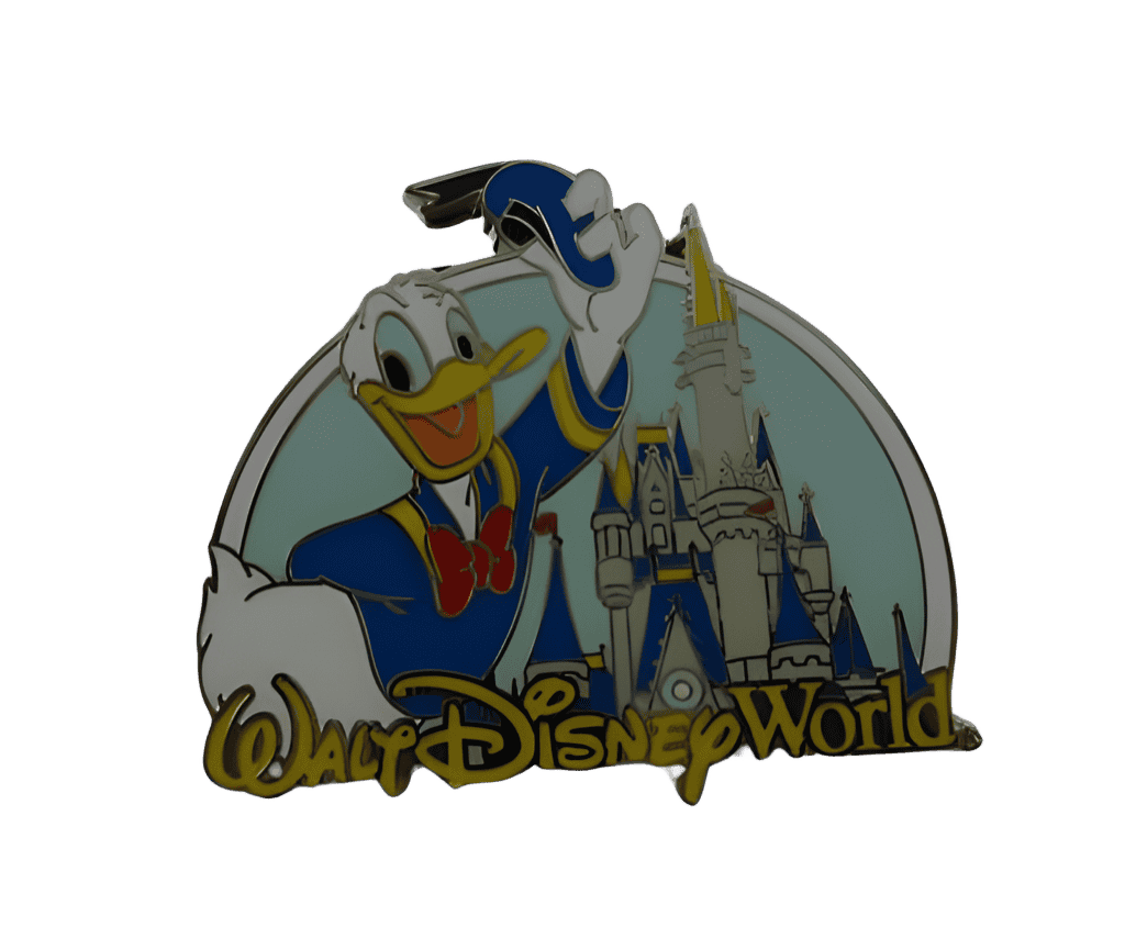 Donald Duck & Cinderella Castle 2008 WDW Disney pin