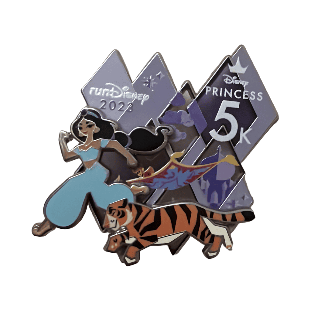 Run Disney 2023 Princess 5k - Jasmine Disney pin