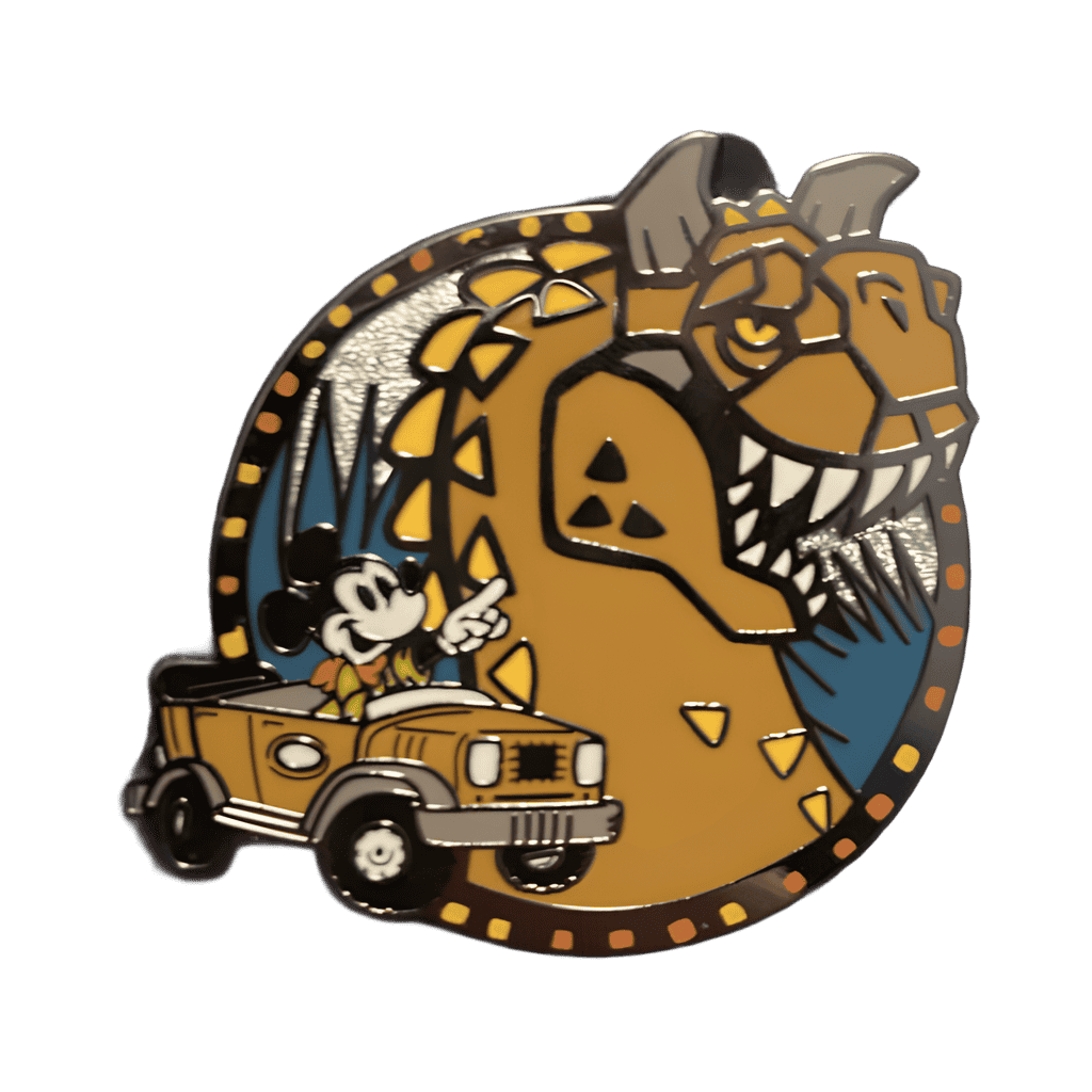 Safari Mickey with Dinosaur - Carnotaurus Disney pin