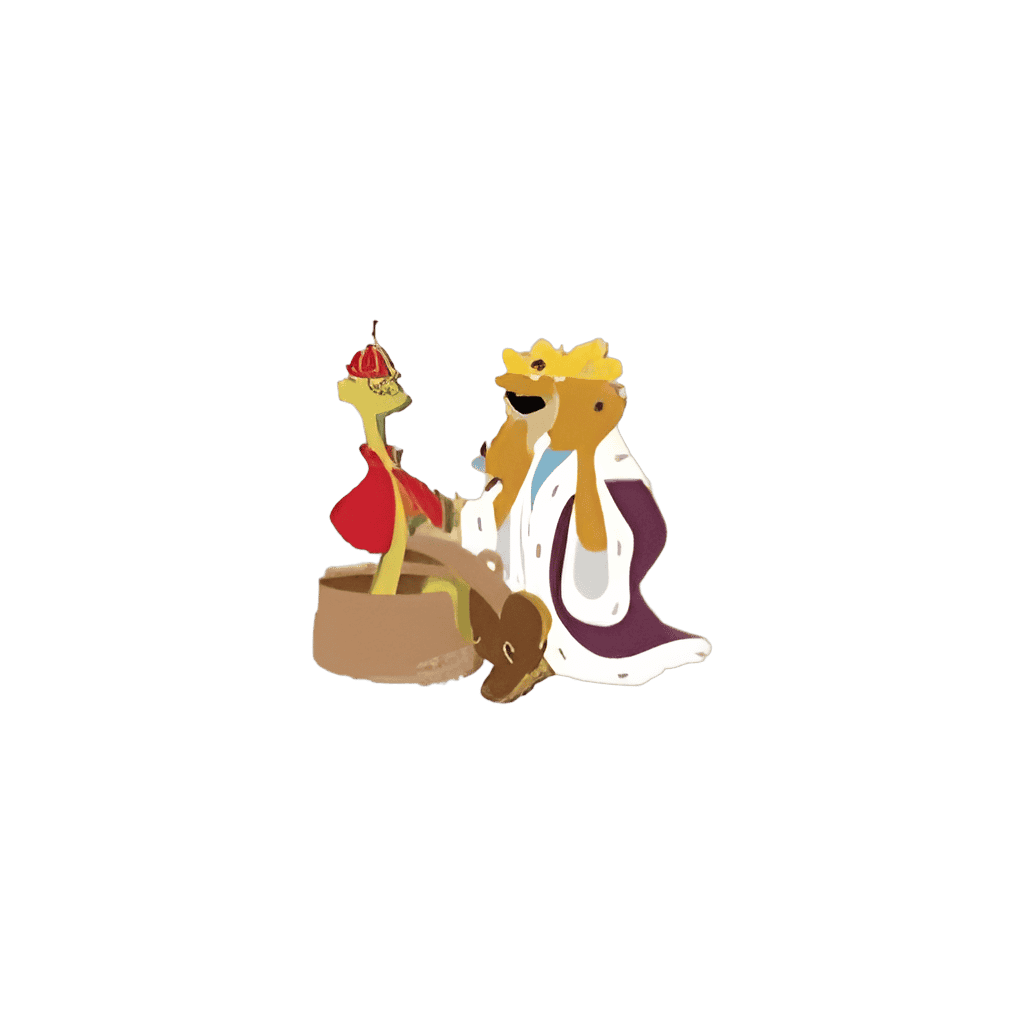 Prince John and Sir Hiss Disney pin