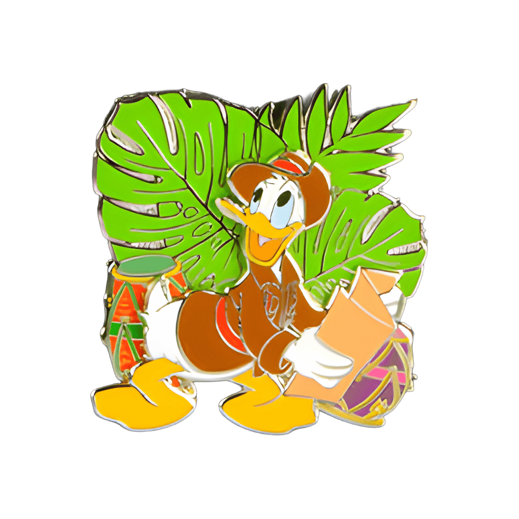 Donald Duck Reading Map Disney pin