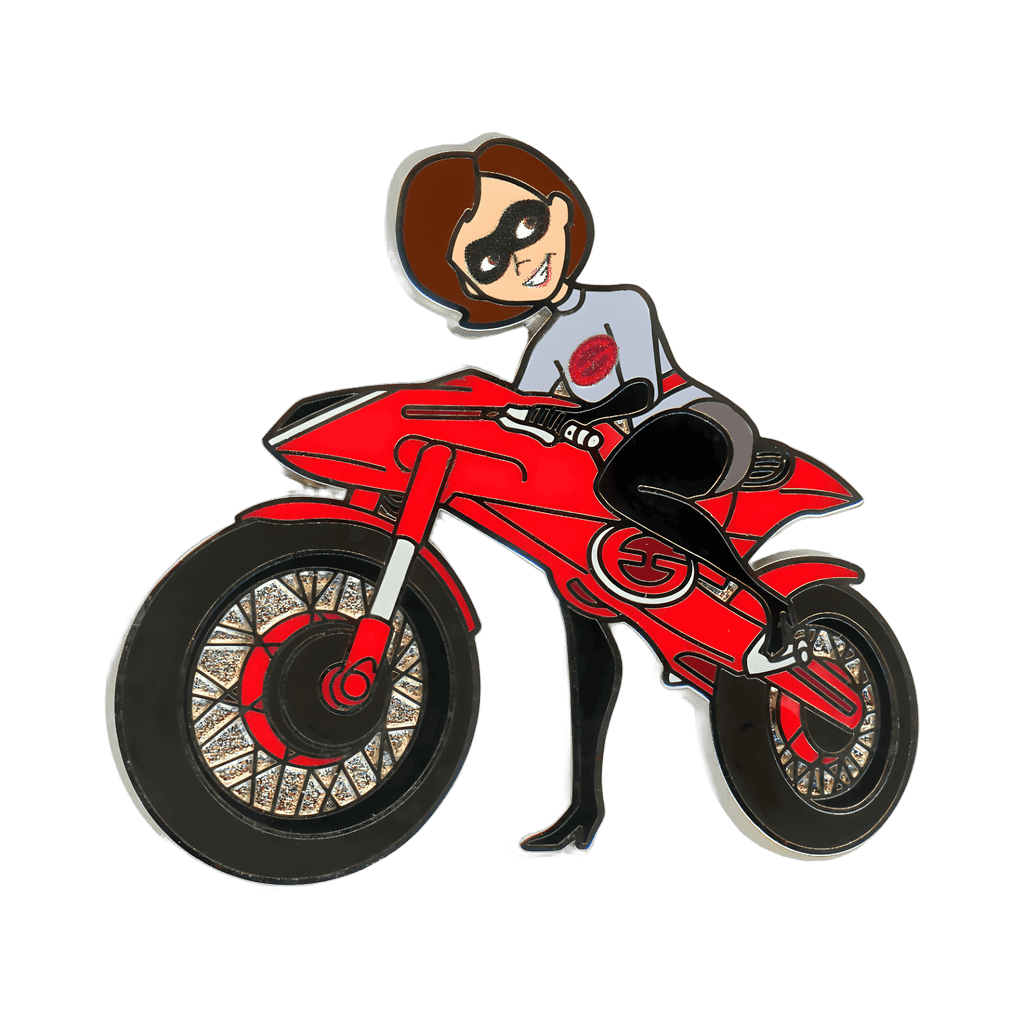 Elastigirl on Motorcycle Disney pin