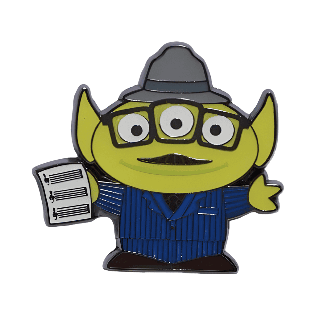 Alien as Joe Gardner Disney pin