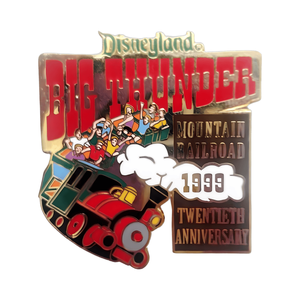 Big Thunder Mountain Railroad 20th Anniversary Disney pin