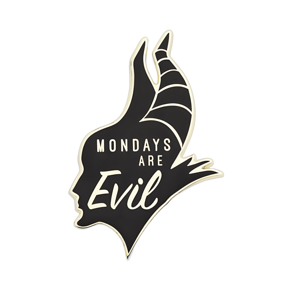 Mondays Are Evil Maleficent Pin Disney pin