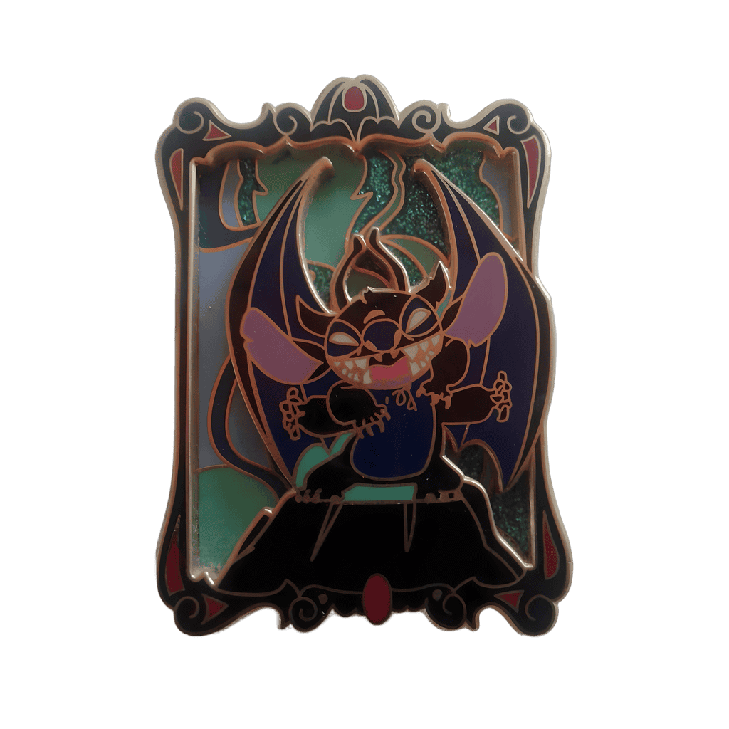 Stitch as Chernabog Disney pin