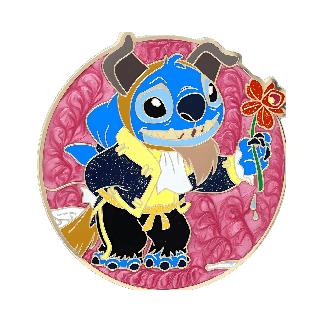 Stitch dressed as Beast Disney pin