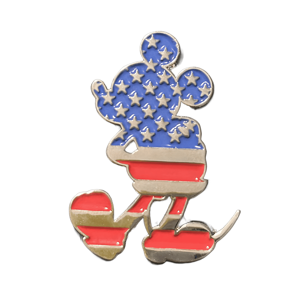 Flag Mickey Disney pin