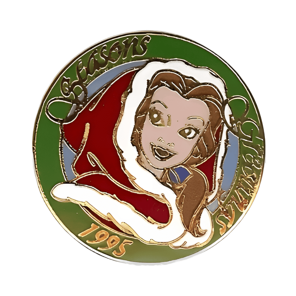 Seasons Greetings 1995 - Belle Disney pin