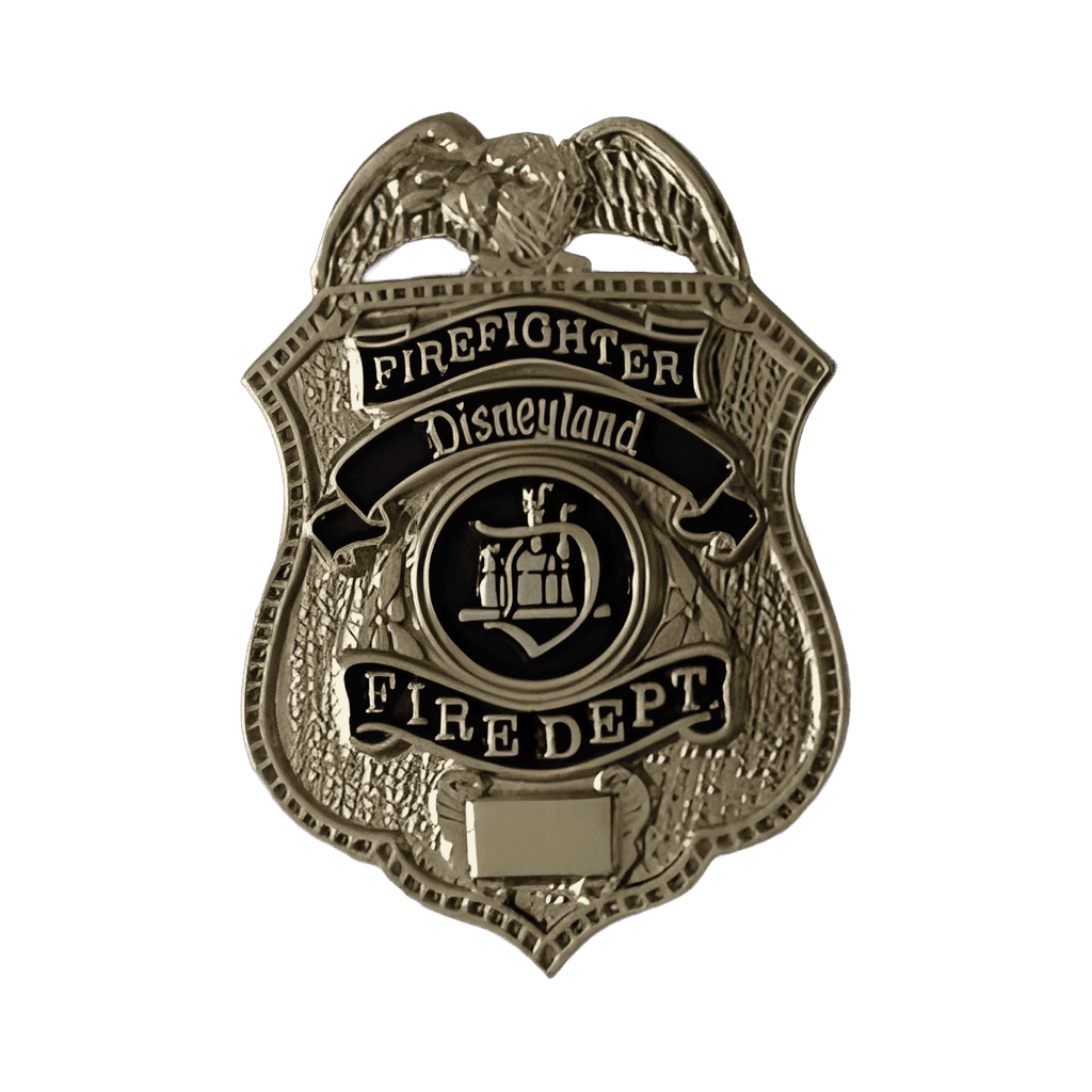 Firefighter Badge Disney pin