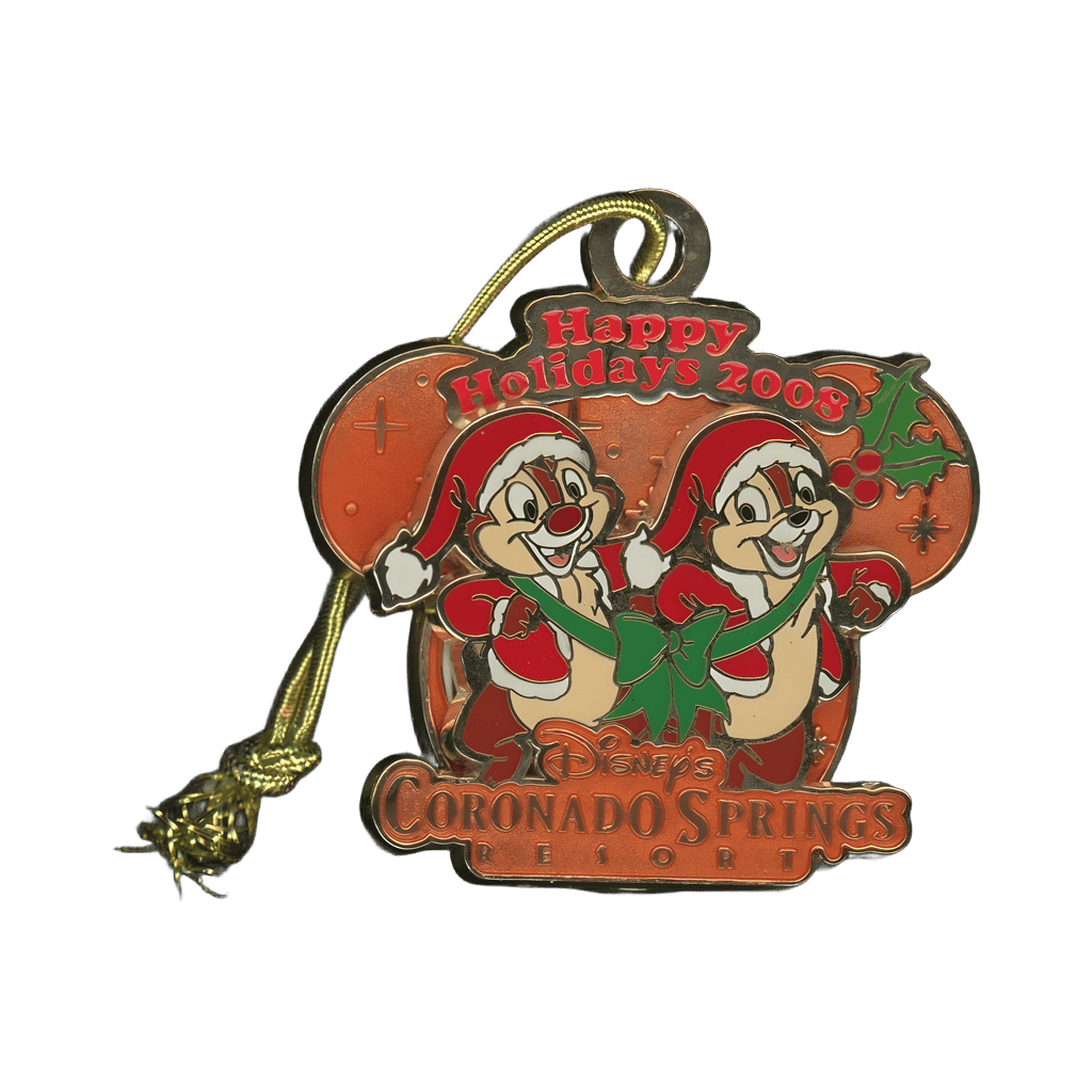 Coronado Springs Resort - Chip & Dale Ornament Disney pin