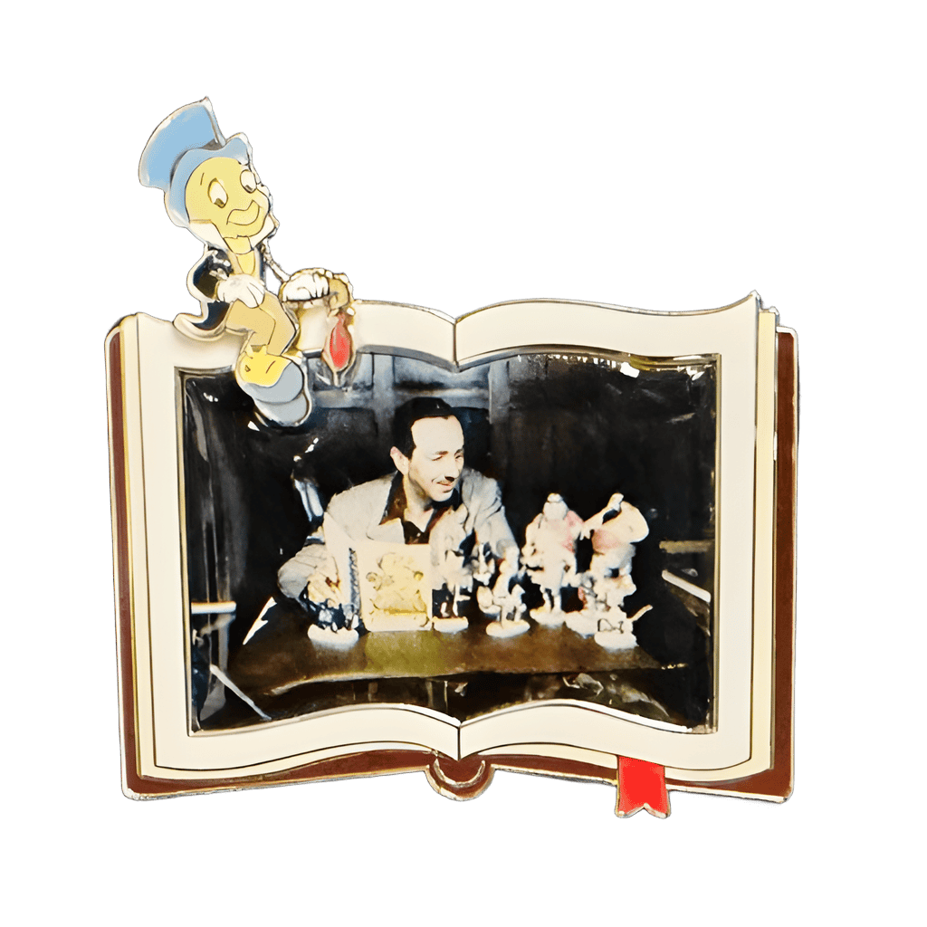 Jiminy Cricket and Walt - Storybook Disney pin