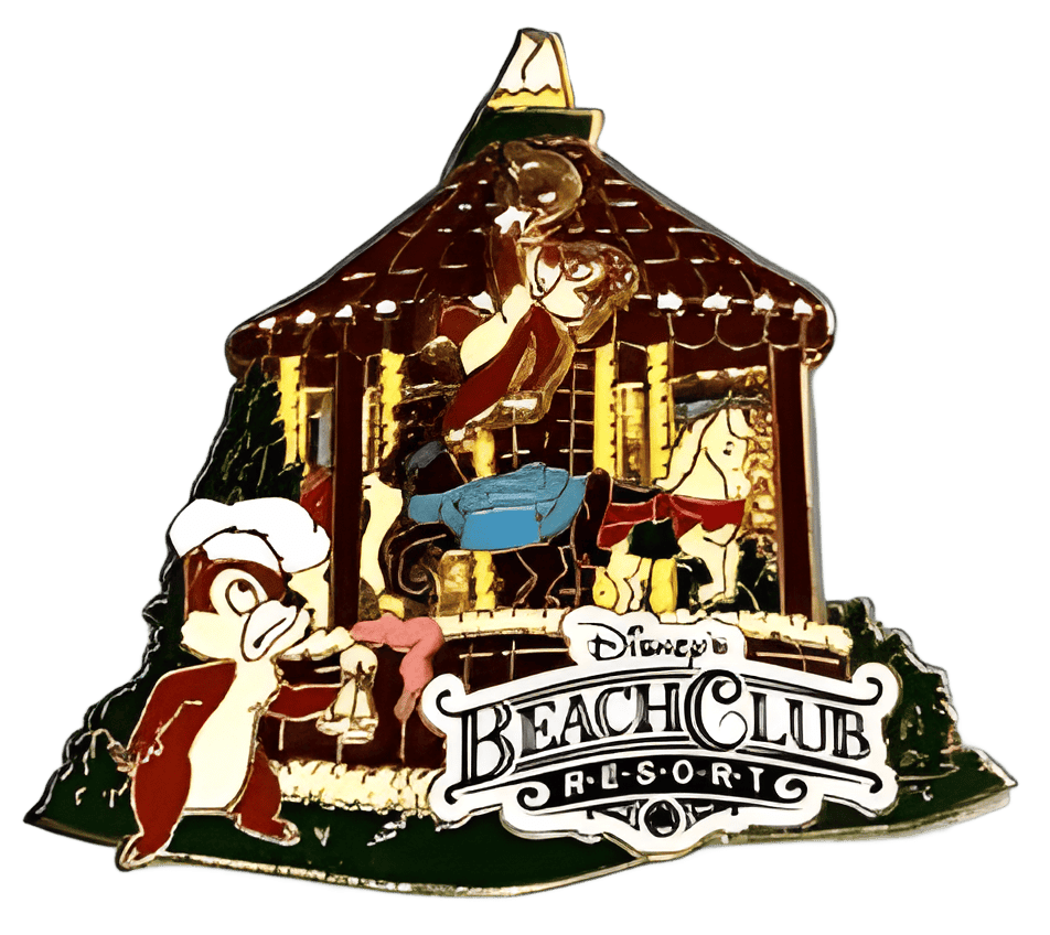 Chip and Dale Carousel Disney pin