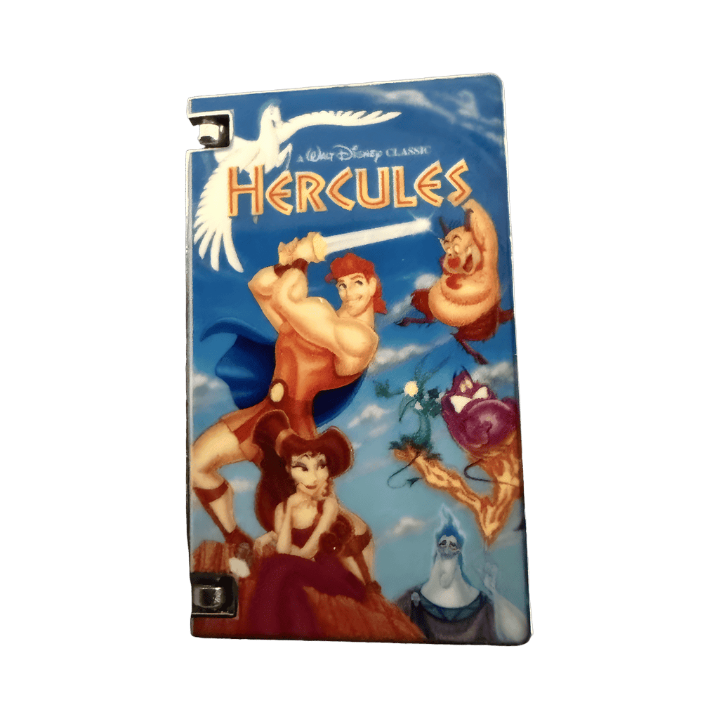 Hercules VHS Hinged Disney pin
