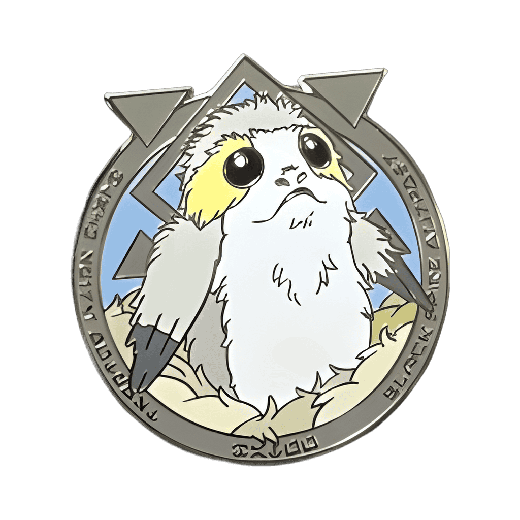 Toddler Porg Disney pin