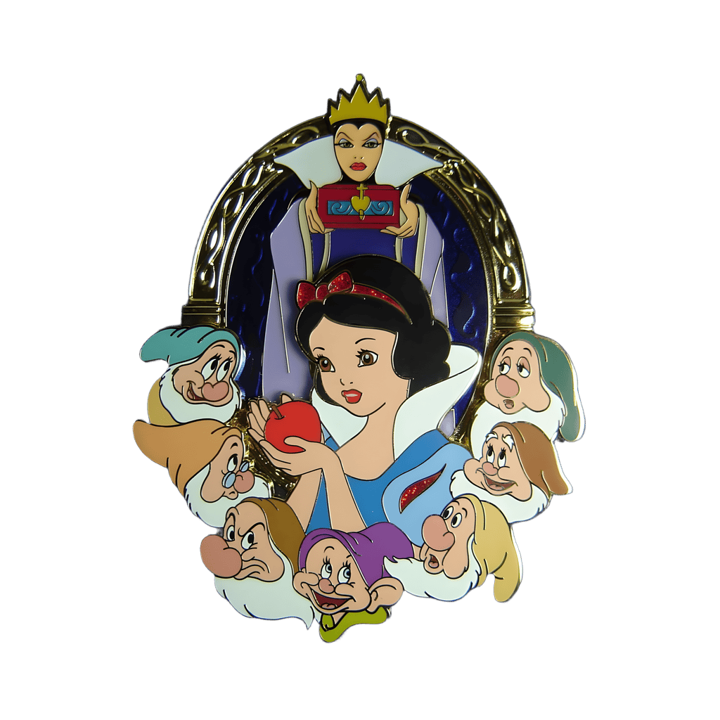 Snow White, the Seven Dwarfs and Evil Queen Disney pin
