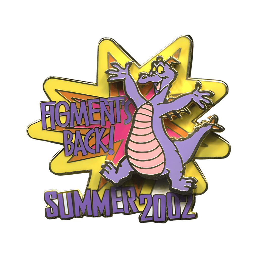 Journey Into Imagination with Figment Opening - Figment's Back! - Summer 2002 Disney pin