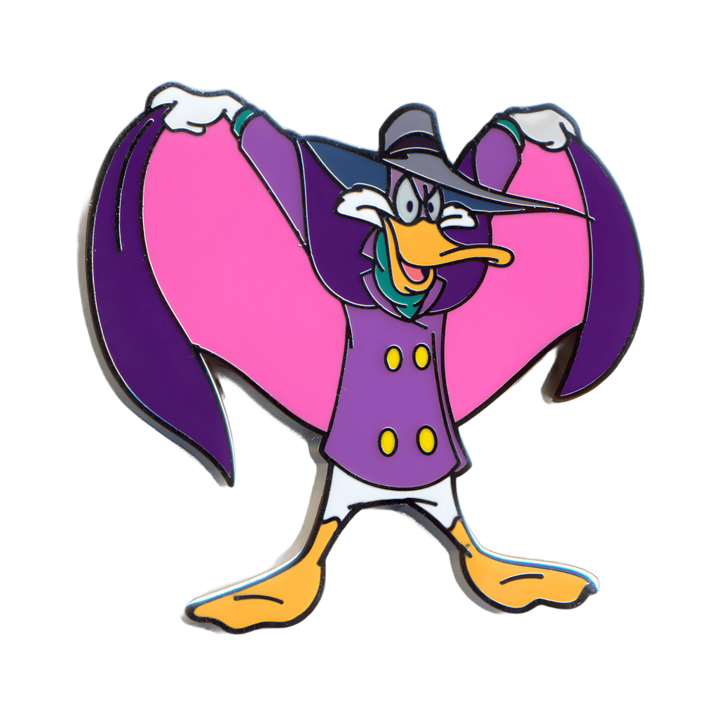 Darkwing Duck and Megavolt Pin Set - Darkwing Duck Disney pin