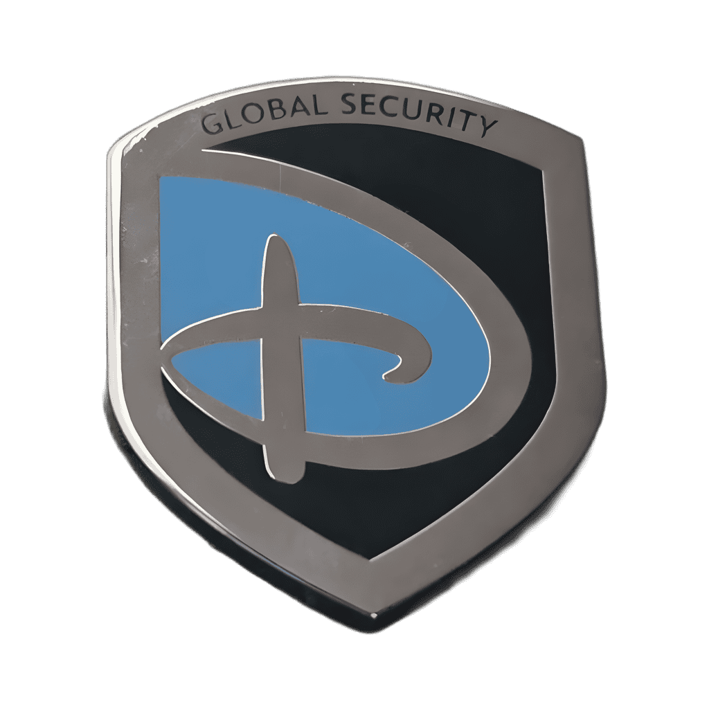 Global Security - Classic D Global Security Logo Shield Disney pin