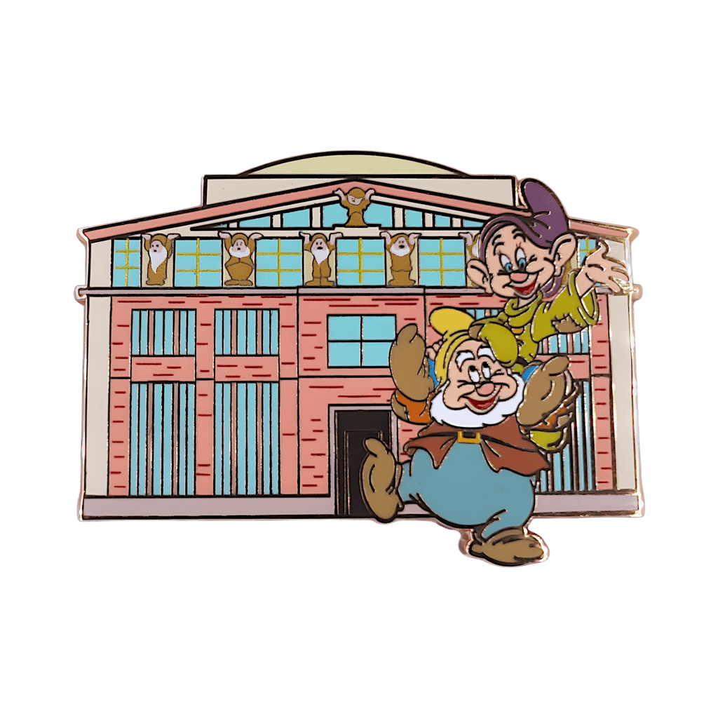 Dopey and Happy - Team Disney Buiding Disney pin