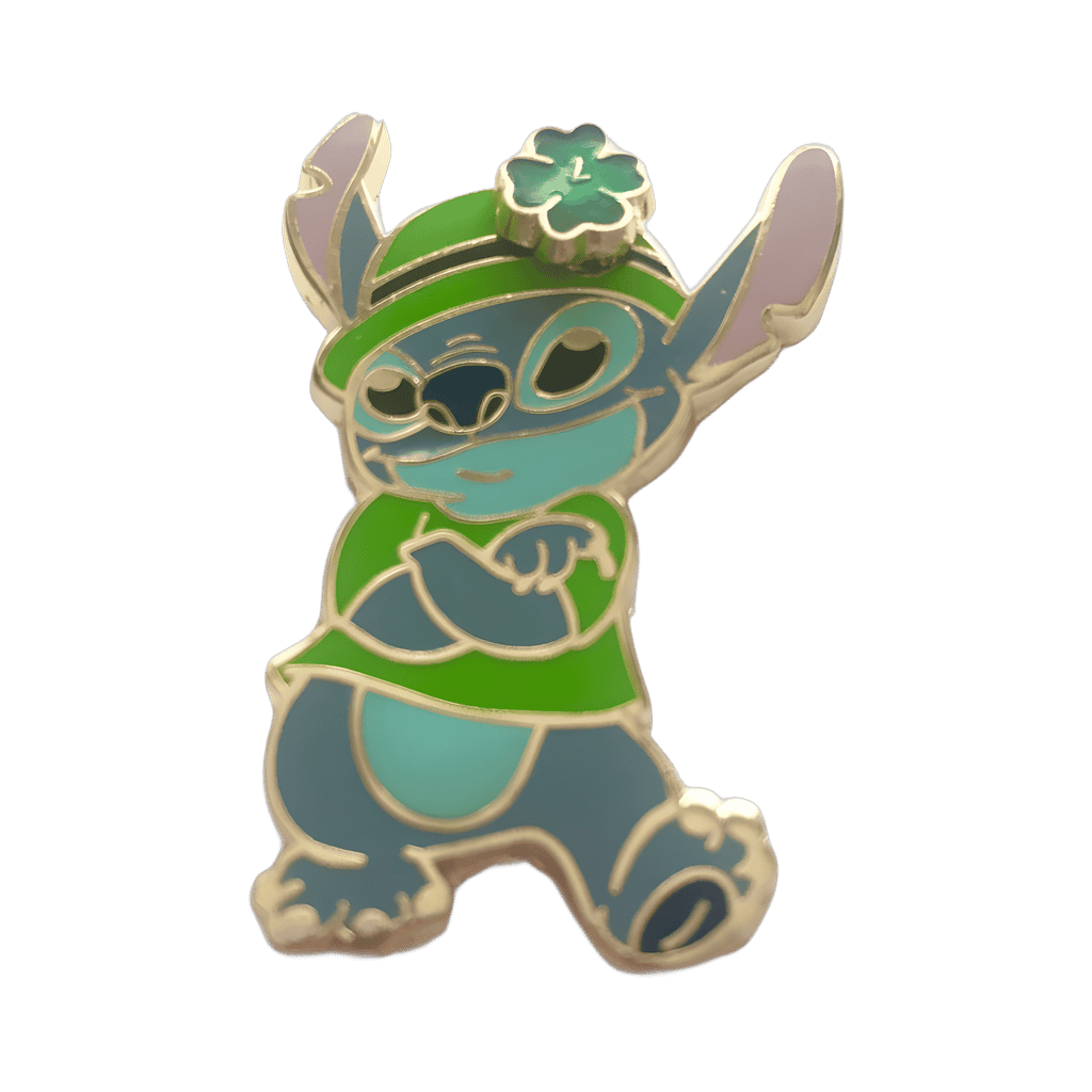 2012 - Stitch with Clover Hat Disney pin