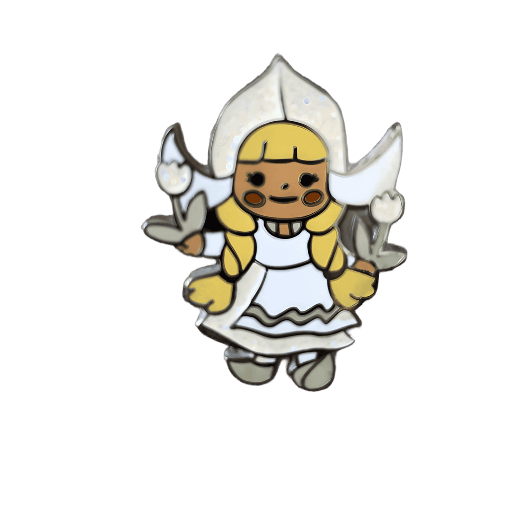 Holland Girl in White Disney pin