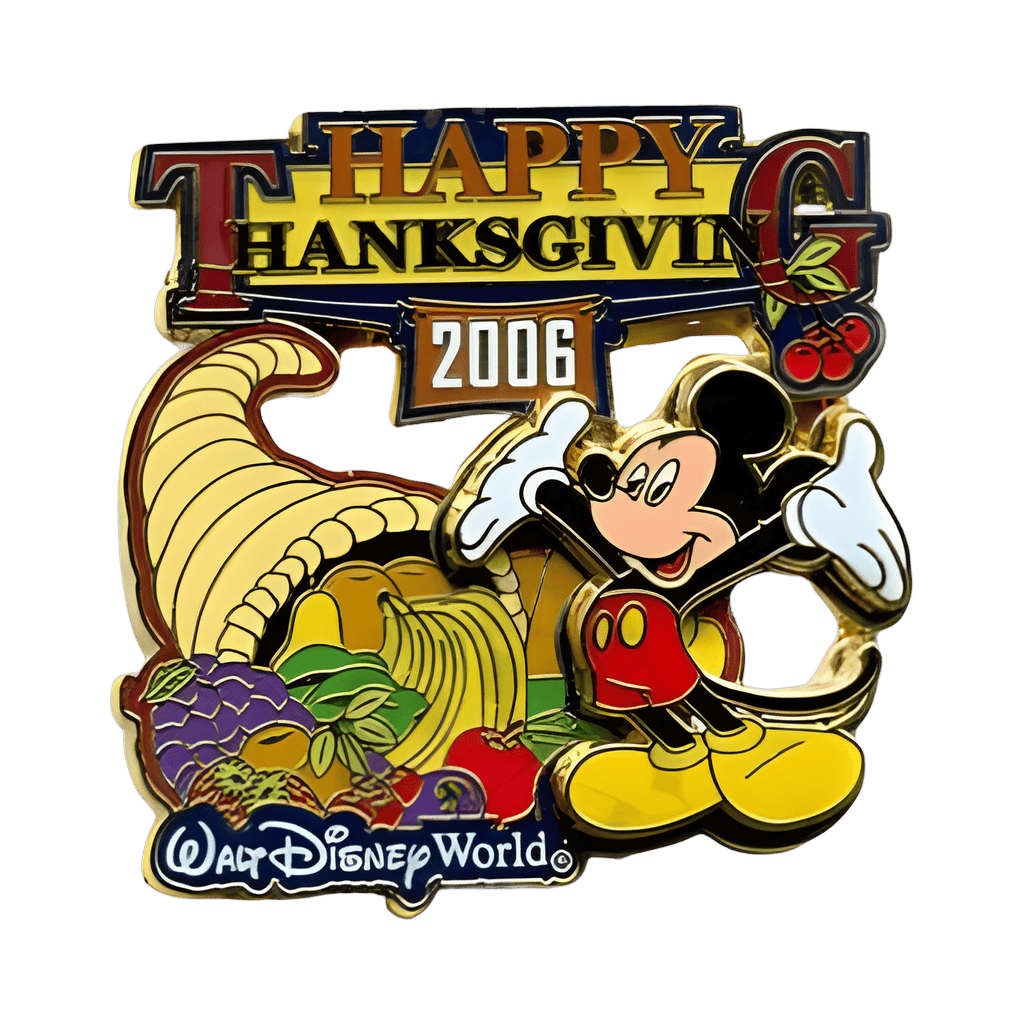 Happy Thanksgiving 2006 - Mickey Mouse Disney pin