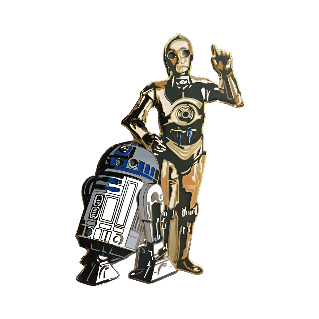 R2-D2 and C-3PO - Light-up Disney pin
