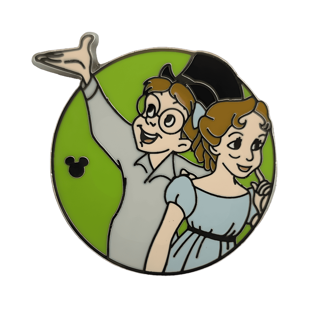 Wendy and John Darling Disney pin