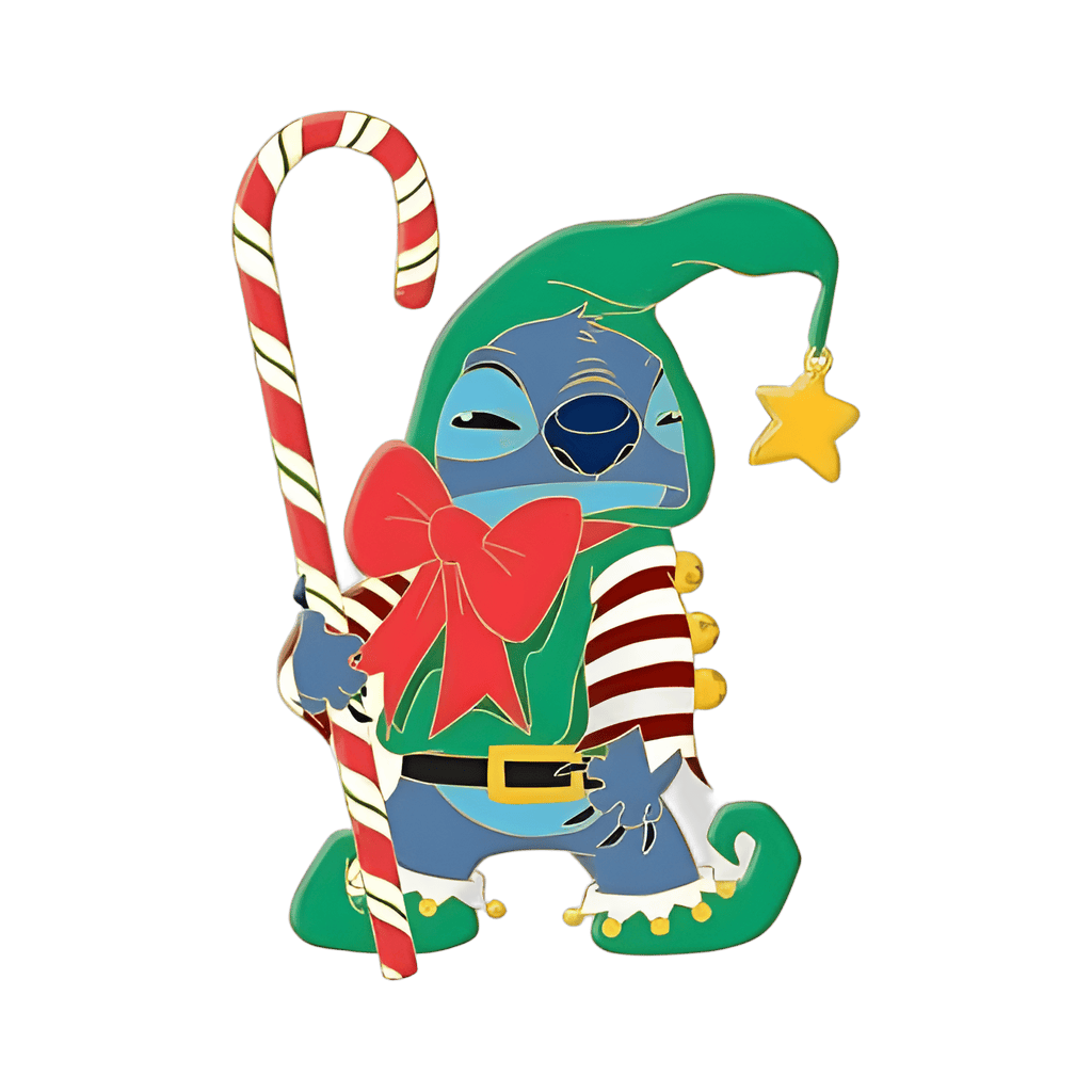 Stitch as an elf Disney pin