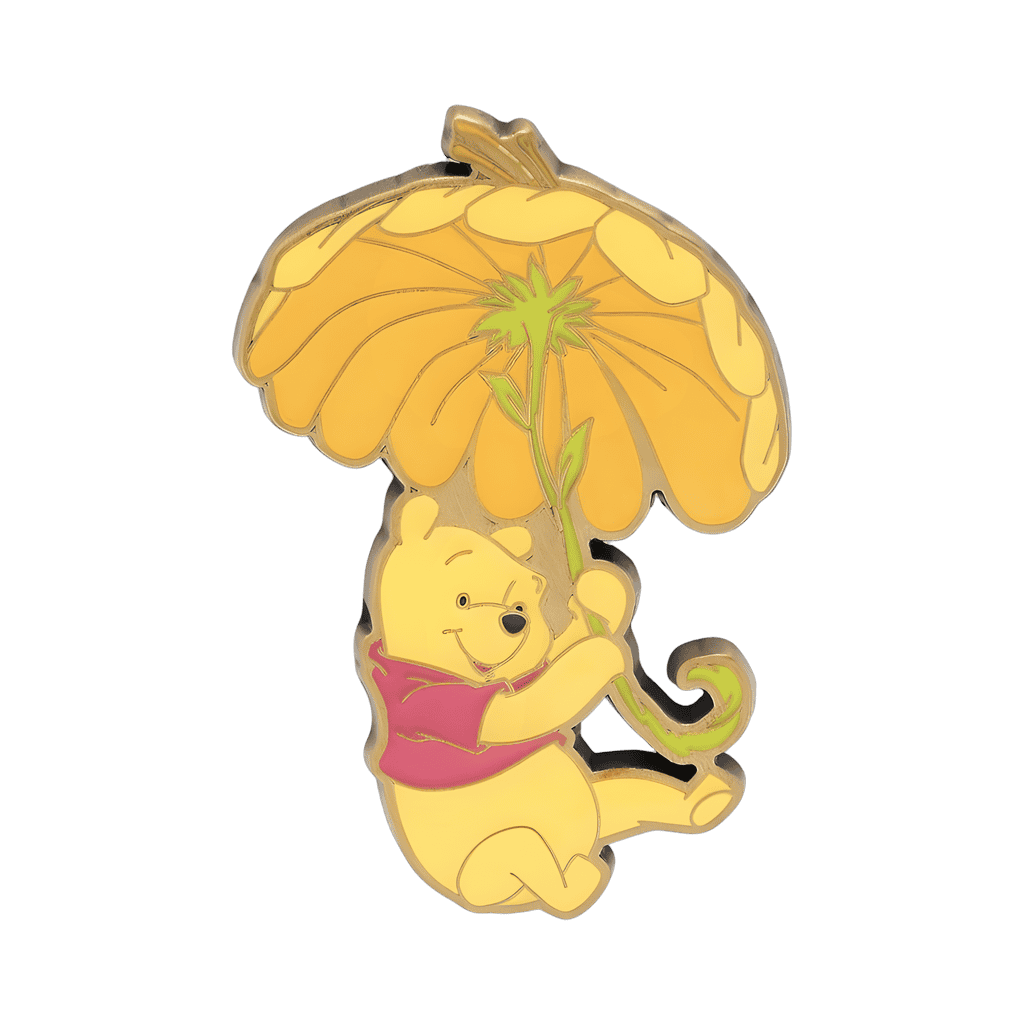 Winnie the Pooh Flower Umbrella Disney pin