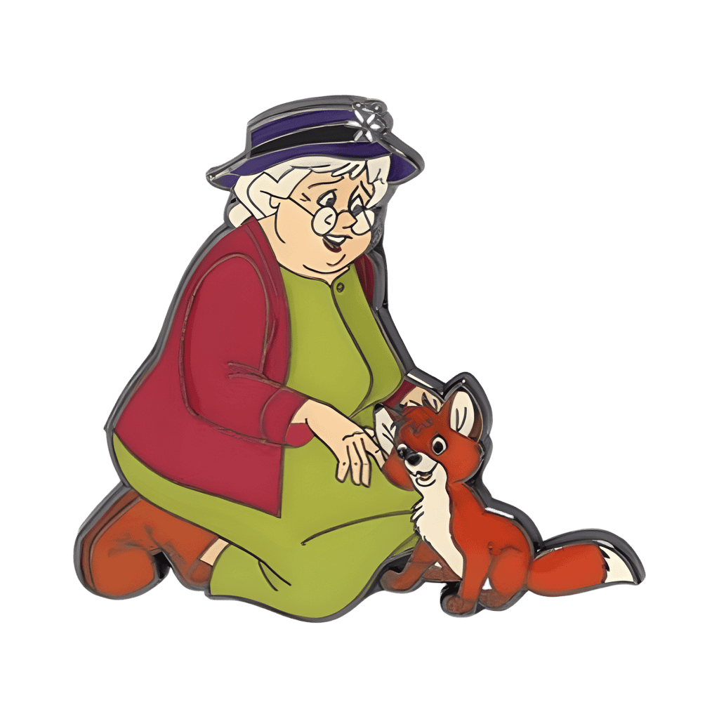 Widow Tweed and Tod Disney pin