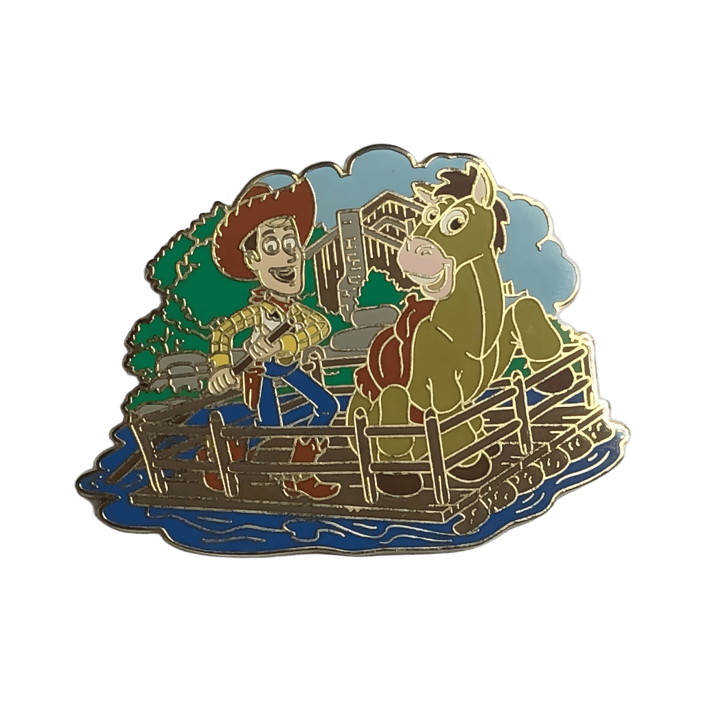 Rafts to Tom Sawyer Island Disney pin