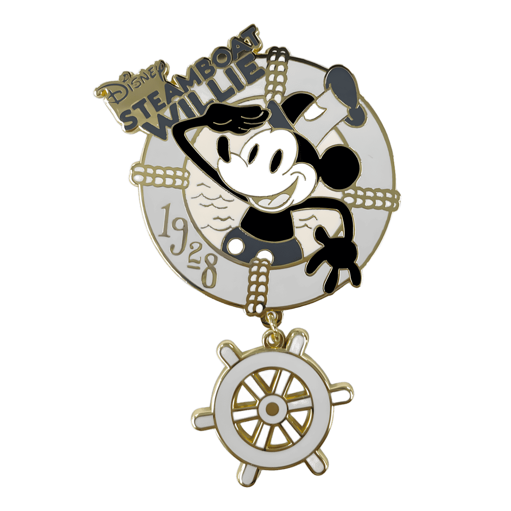 Steamboat Willie Disney pin