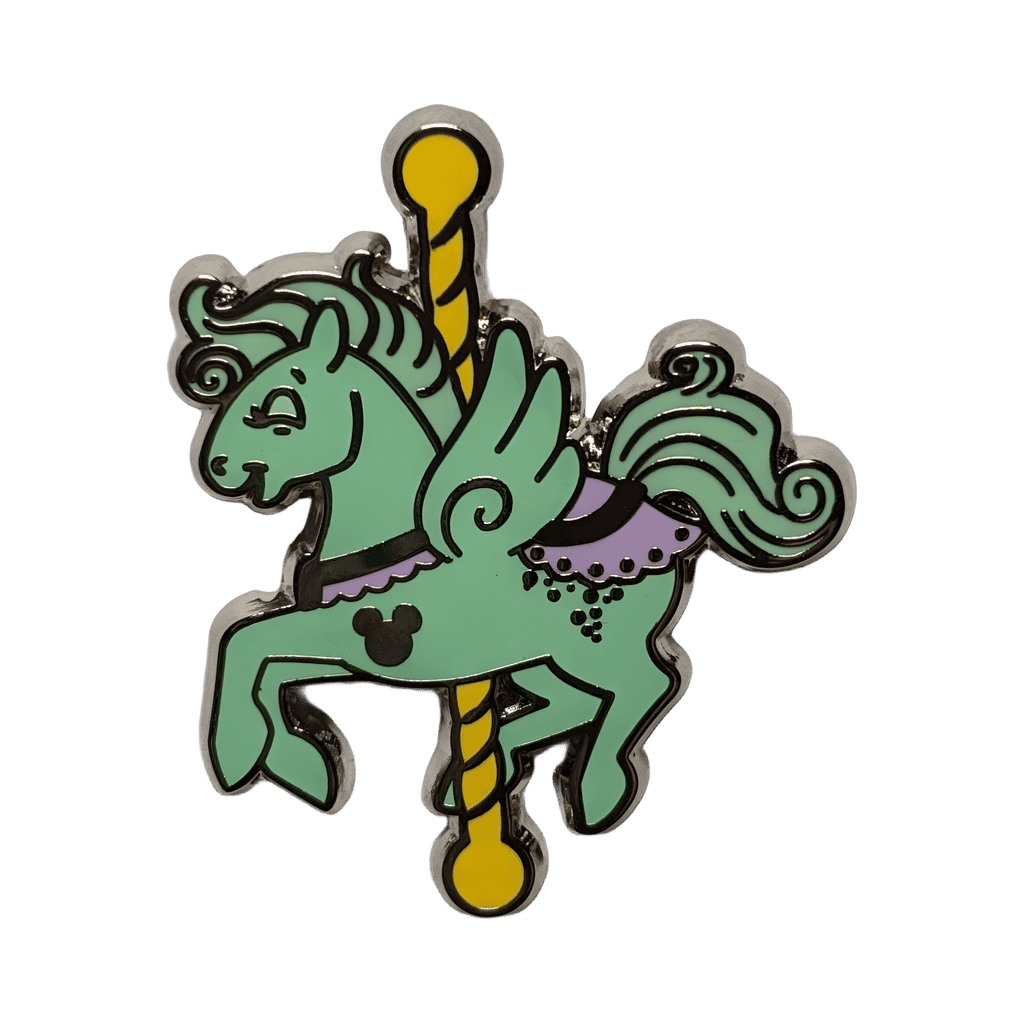 Green Winged Horse Disney pin