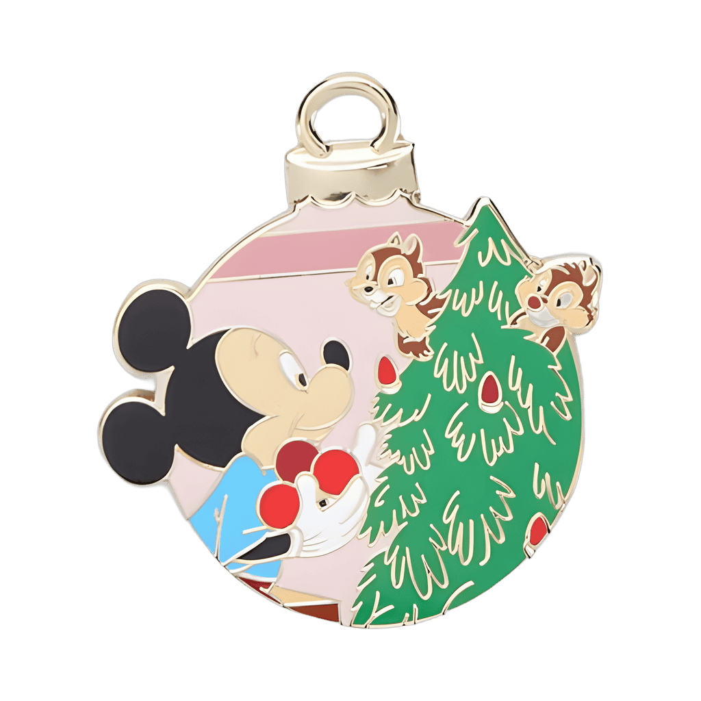 Mickey with Chip and Dale in the tree Disney pin