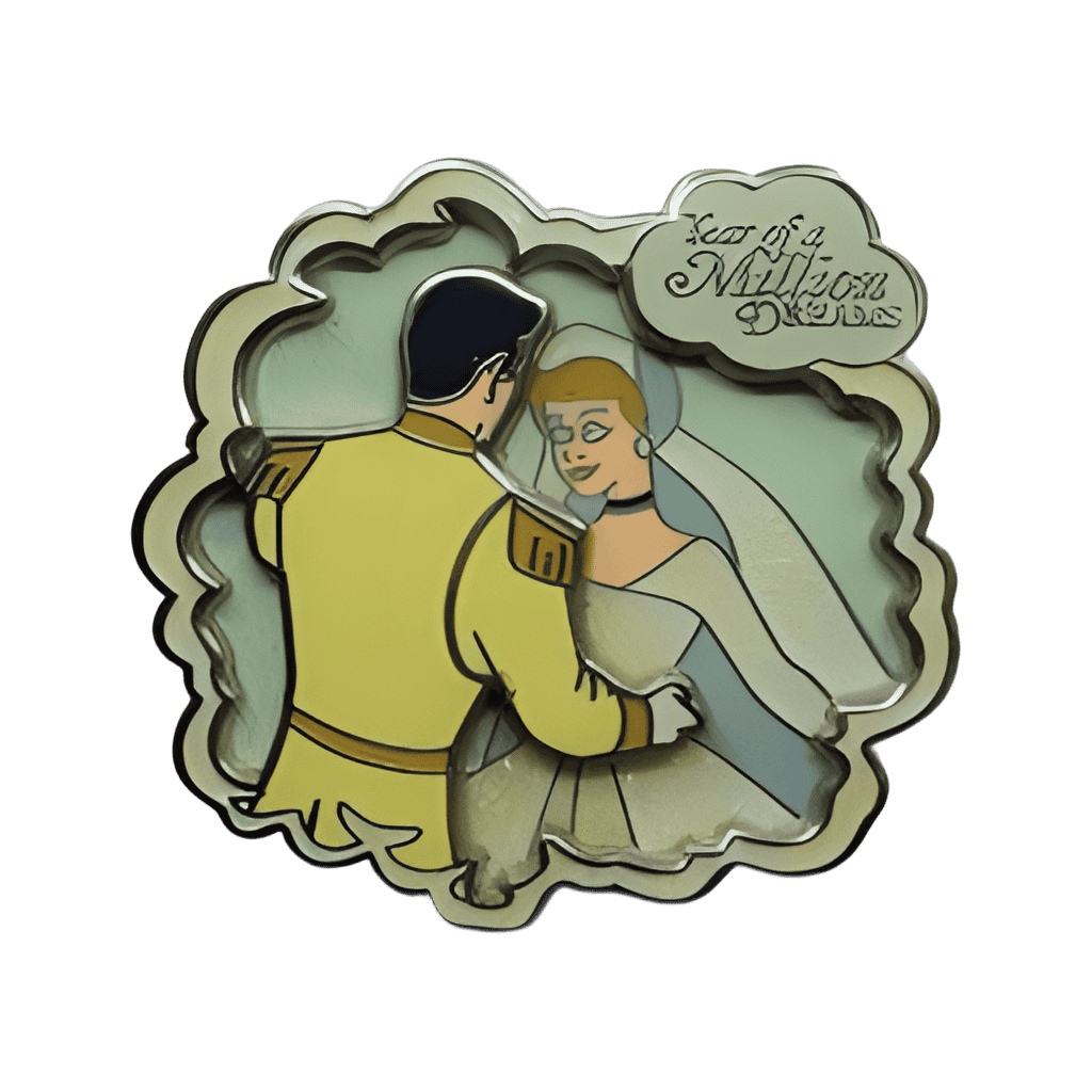 Cinderella and Prince Charming Wedding Disney pin