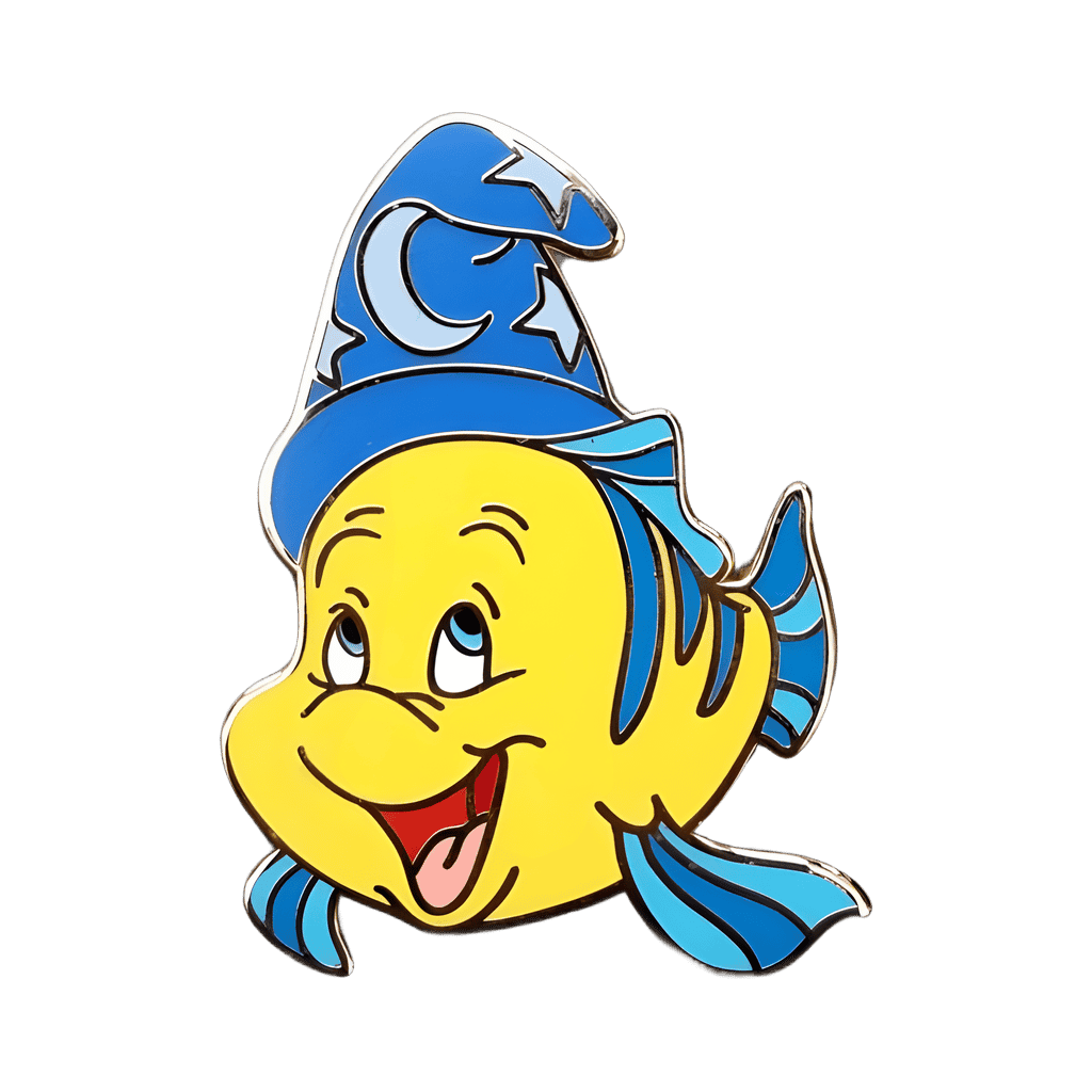 Flounder Disney pin