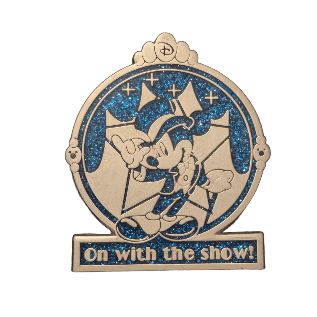 On With the Show Disney pin